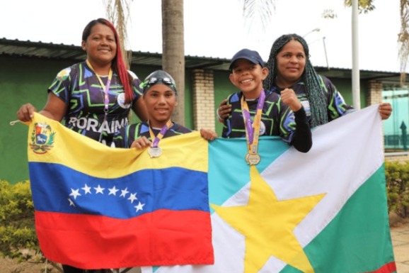 Refugiados venezuelanos conquistam medalhas inéditas para Roraima nas Paralimpíadas Escolares