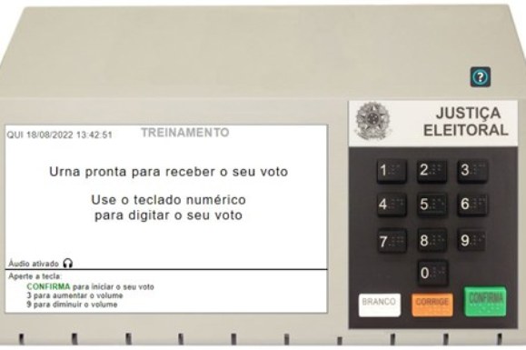 Simulador virtual ajuda eleitor a treinar o voto na urna