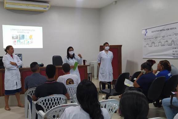 Treinamento aborda importância de protocolos de biossegurança no HGR