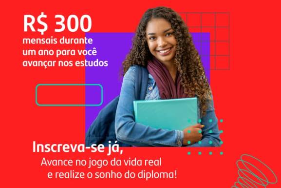 Reta final para inscrições do Santander para 2 mil bolsas de estudo de R$ 3.600 para universitários