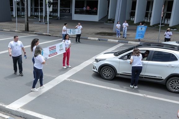 Combate ao tráfico humano: ALE-RR marca início da Campanha Coração Azul com blitz educativa