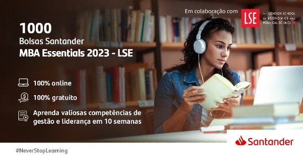 Santander e London School of Economics oferecem 1 mil bolsas de estudo para aprender os conceitos de um MBA