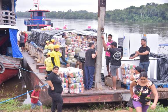 Baixo Rio Branco: Governo realiza ação social para os moradores das comunidades ribeirinhas