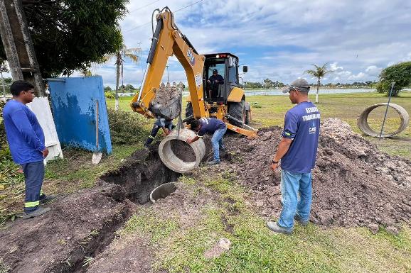 Caer amplia rede de saneamento básico para o São João no Parque Anauá