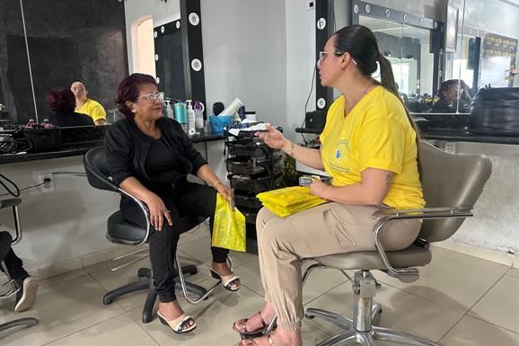 Prevenção: Sesau orienta comerciantes de Boa Vista sobre hepatites virais