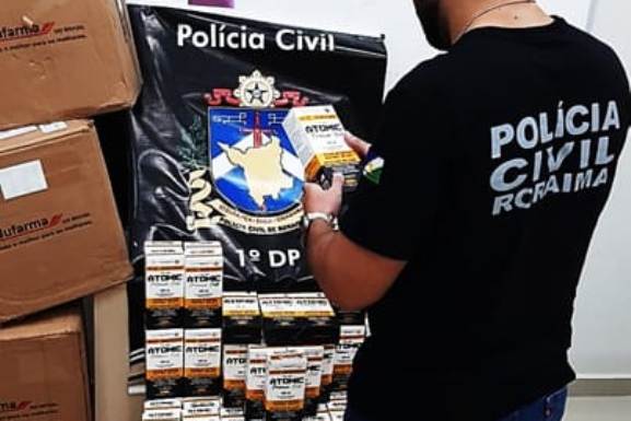 Duas pessoas são presas em flagrante e PCRR apreende 144 embalagens de anabolizantes
