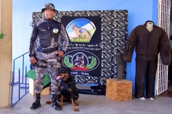Policiais militares de RR são capacitados para atuarem com cães no combate ao crime