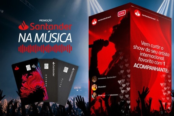 Roraimenses podem concorrer a experiências completas para shows de artistas internacionais em parceria com o Santander