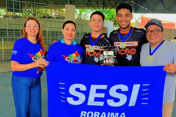 Robótica: equipes do Sesi-RR são campeãs na OBR e garantem vaga para o nacional