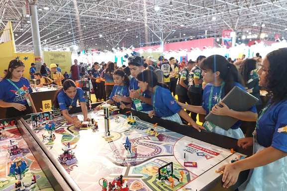 Olimpíada Brasileira de Robótica acontece neste sábado na quadra do Sesi-RR