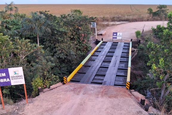 Infraestrutura: Governo de Roraima reconstrói pontes em regiões produtivas de Alto Alegre