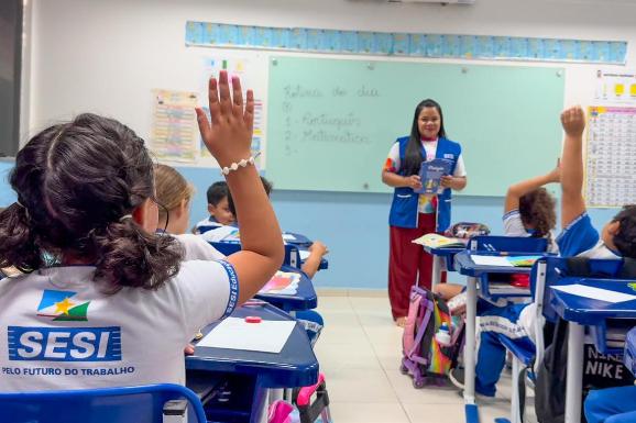 Escola do Sesi-RR oferece oportunidades educacionais com matrículas abertas para EJA e ensino regular
